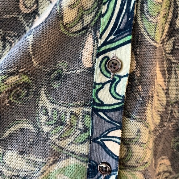 Marc By Marc Jacob Floral Cashmere-Wool Faded Seashell Embellished Cardigan - Picture 5 of 12